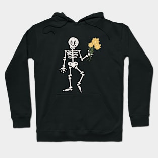 Skeleton flowers Hoodie